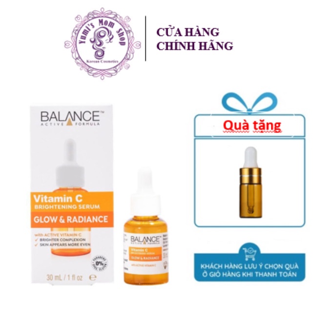 Tinh Chất Dưỡng Trắng Sáng Da Mờ Thâm Balance Active Formula Vitamin C Brightening Serum