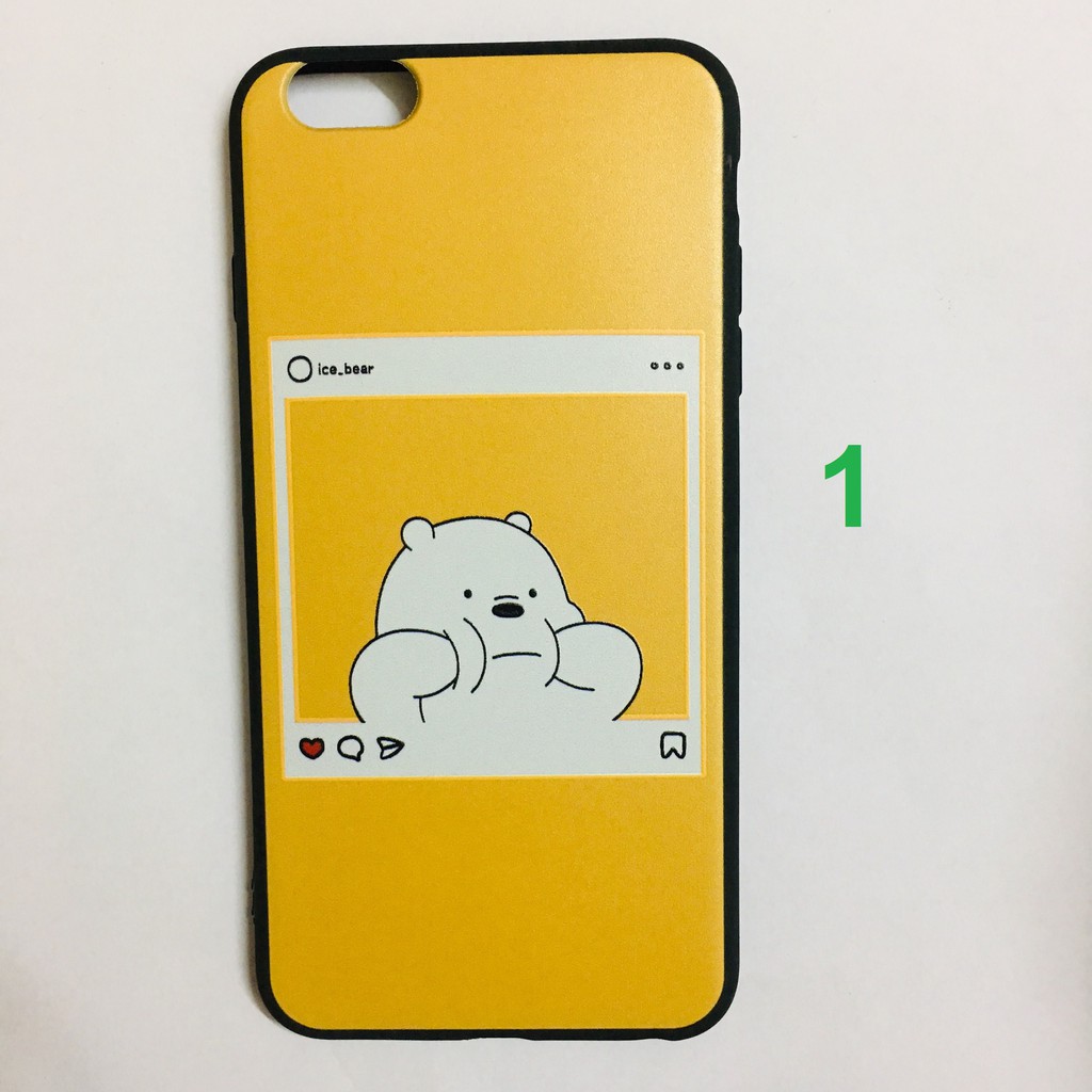 Ốp iPhone Lưng Mềm Viền Mềm Hình 3D Kute