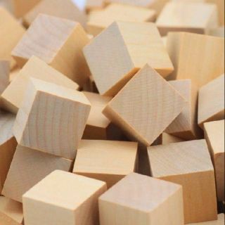 50 khối gỗ vuông 3cm