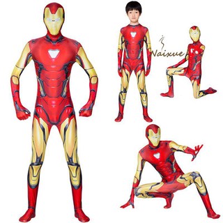Bộ Áo Liền Quần Hóa Trang Iron Man Zentai Mark 85 Dành Cho Người Lớn Và Trẻ Em