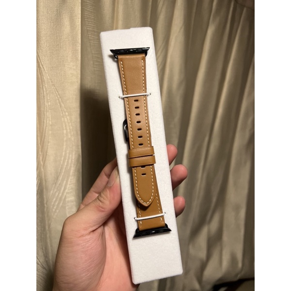 Dây đeo đồng hồ AP Watch S1/S2/S3/S4/S5/S6/S7 - 38/40/41mm, 42/44/45mm Da Genuine Leather Watchband i.Value Cam