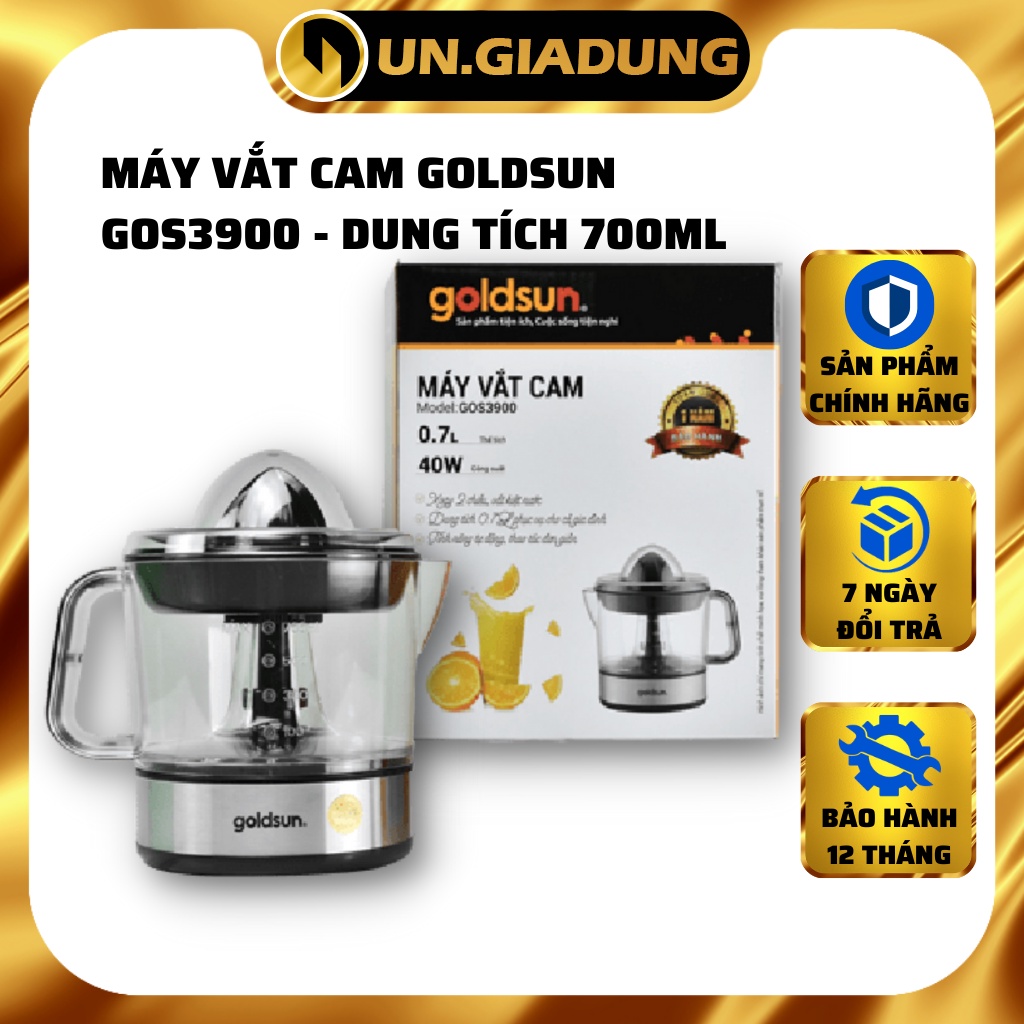 Máy vắt cam ép cam Goldsun GOS3900 dung tích 700 ml bảo hành 12 tháng 7 ngày đổi trả