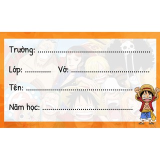 20 Nhãn vở One piece, Luffy