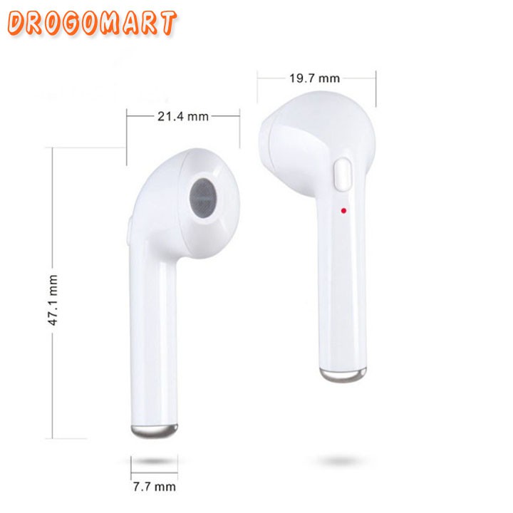 ( FREESHIP 99K ) Tai nghe AirPods bluetooth TWS i7s Âm thanh cực hay nghe 2 tai Bảo Hành 6 tháng