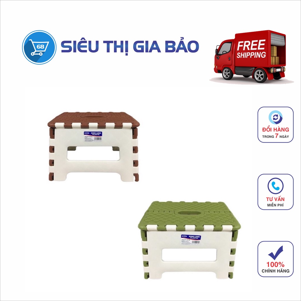 Ghế Nhựa Gấp Gọn Song Long Đẩu Bé thiết kế gọn nhẹ