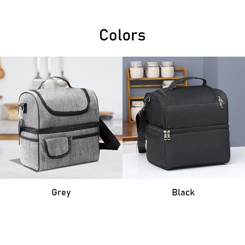 ONLY HOUSE Túi Đựng Hộp Cơm Trưa Lót Giấy Nhôm Dày Cách Nhiệt Chống Thấm Nước Tiện Dụng