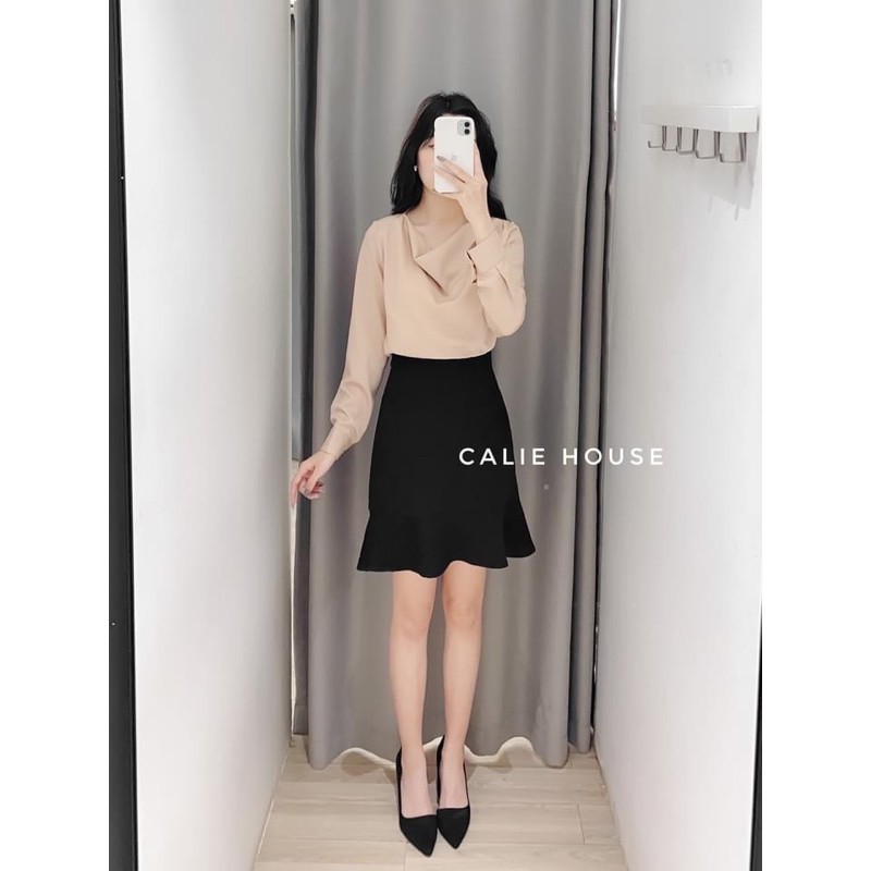 Sơ mi lụa dài tay cho nữ cổ đổ chất đẹp ZulyShop | BigBuy360 - bigbuy360.vn