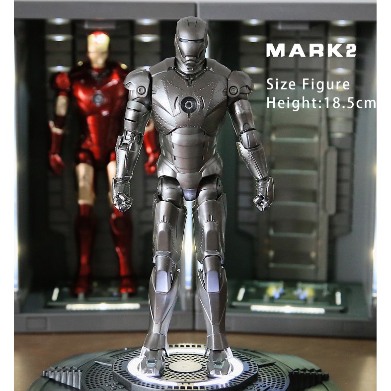 Mô hình Iron man mark 2 bộ sưu tập nhân vật Marvel