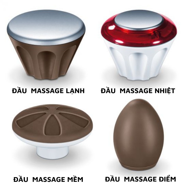 Máy massage cầm tay đèn hồng ngoại Beurer MG510, massage các huyệt đạo trên cơ thể