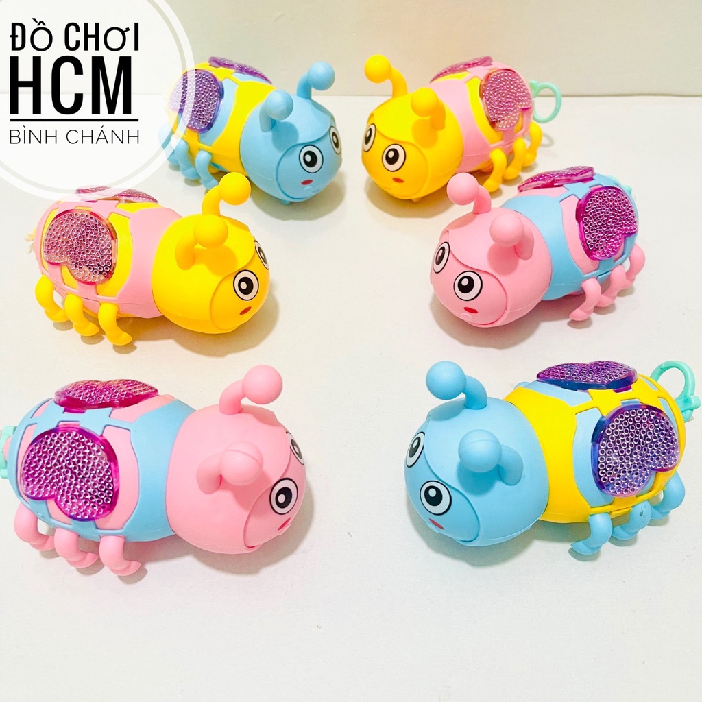 Đồ chơi trẻ em ong rút dây chạy cót sáng đèn rất đẹp dành cho bé thích mô hình xe chạy bằng dây cót