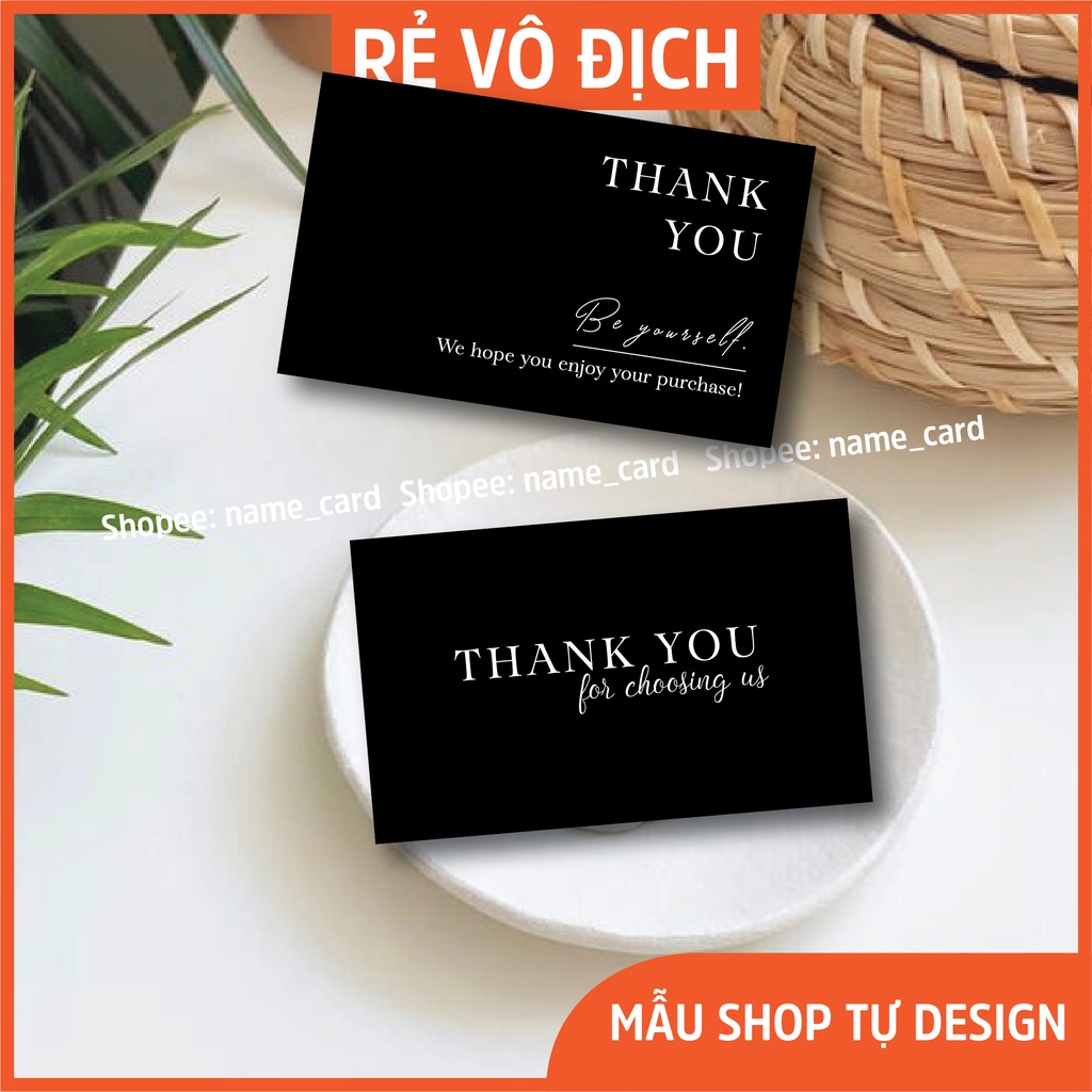 Card visit, name card, thiệp cảm ơn khách hàng rẻ đẹp