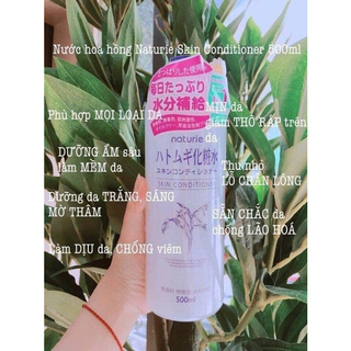 Nước hoa hồng ý dĩ Naturie nhật
