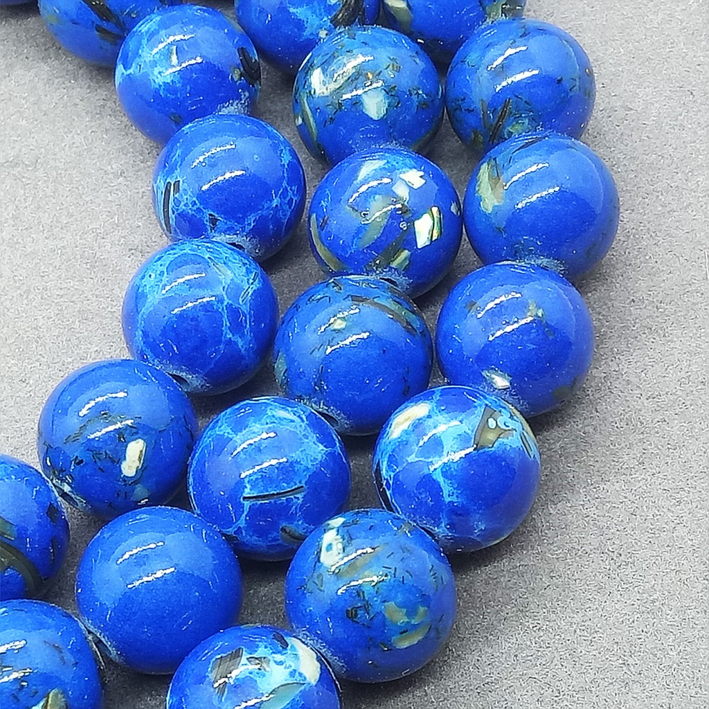 Chuỗi Hạt Đá Ngọc Lam Tự Nhiên Hình Vỏ Sò 4-12mm Dùng Làm Vòng Đeo Tay diy