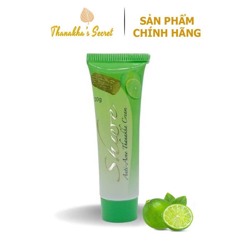 KEM DƯỠNG DA NGỪA MỤN & GIẢM THÂM SHWE ANTI-ACNE THANAKHA CREAM