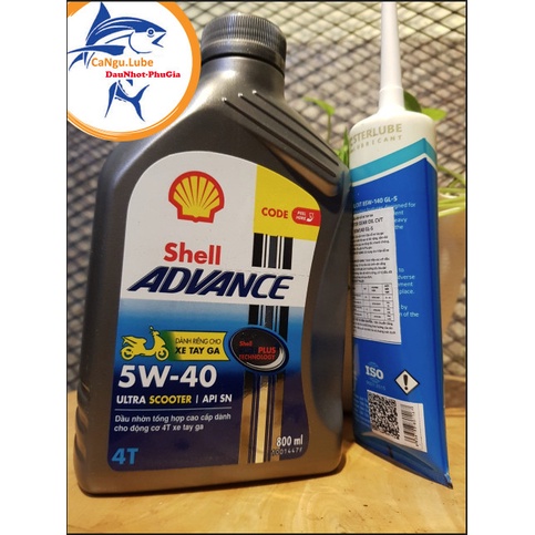 [CHỐNG HÚ TỐT] NHỚT XE GA SHELL ULTRA 5W40, nhớt shell xe tay ga giá rẻ khi mua nhớt lap CVT tăng cường bảo vệ hộp số