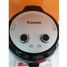 TẶNG HŨ ƯỚP GIA VỊ  NƯỚNG Nồi chiên không dầu RAPIDO 6.5L CHÍNH HÃNG - ĐIỆN MÁY PICO