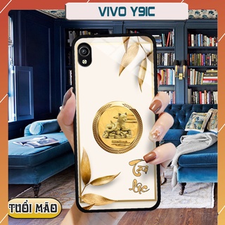 Ốp lưng kính 3D 12 con giáp - Vivo Y91C