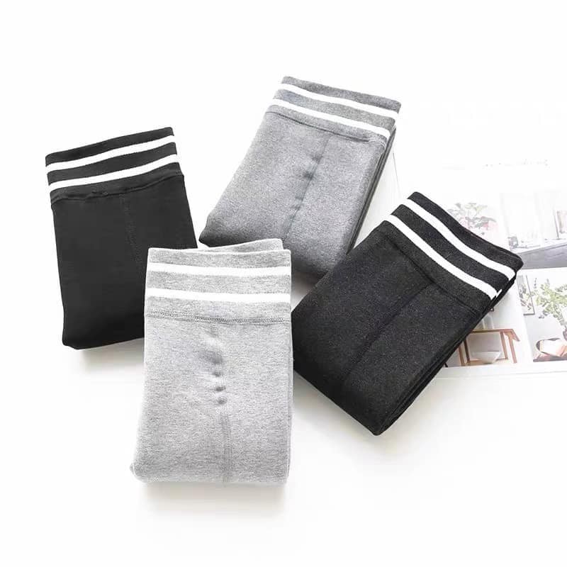 Quần legging lót lông cừu cạp cao gen bụng quần dài nữ  lót nỉ dày siêu ấm