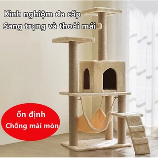 [Sản phẩm giảm giá] Nhà cây cho mèo Cattree nhà mèo 4 tầng giá tốt