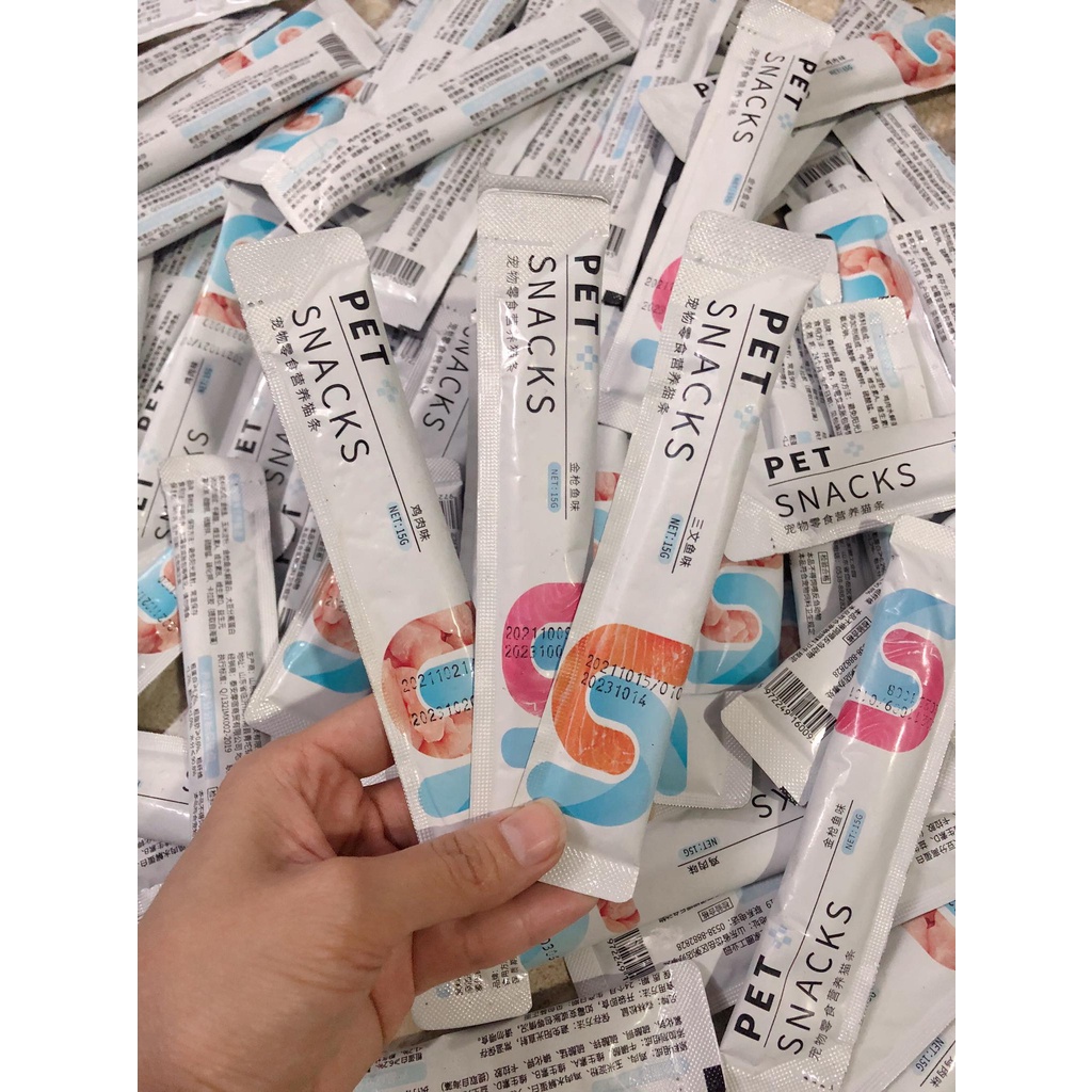 Súp thưởng Pet Snack cho mèo - Thanh 15g