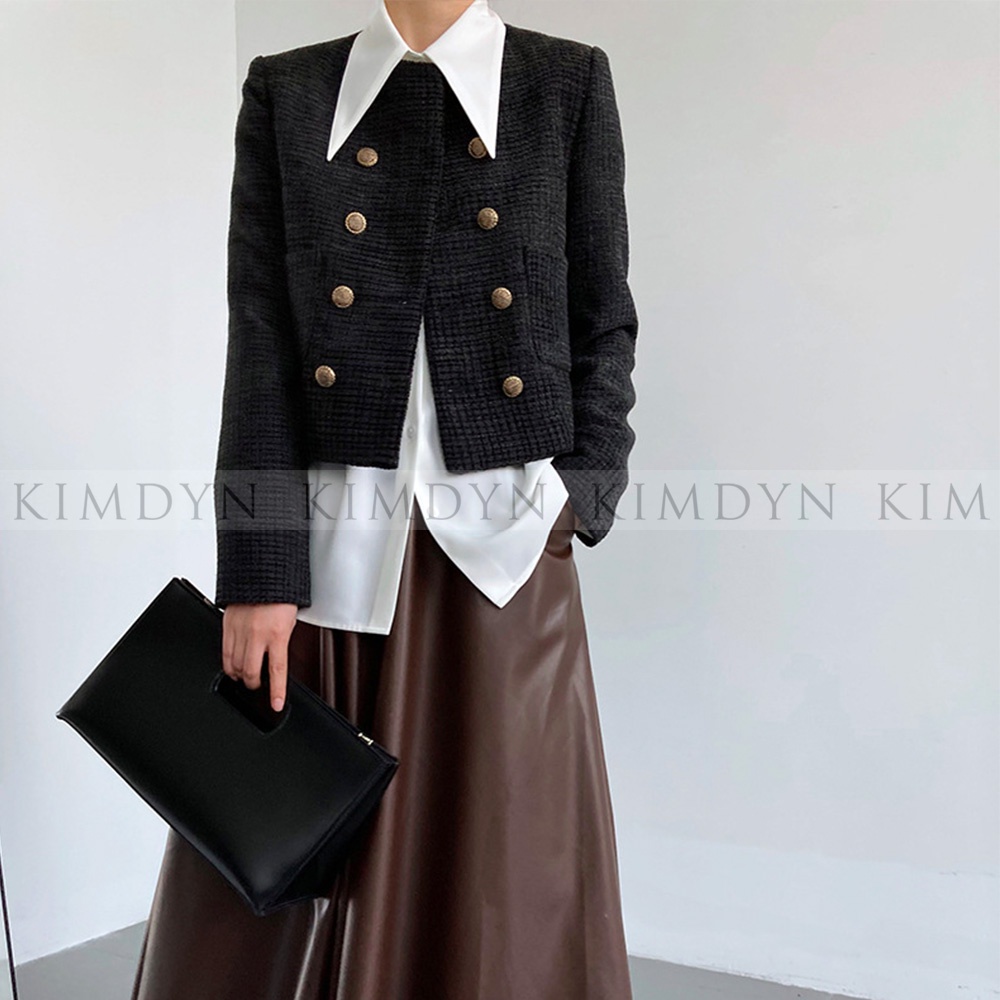 Áo sơ mi lụa form rộng sang trọng KimDyn