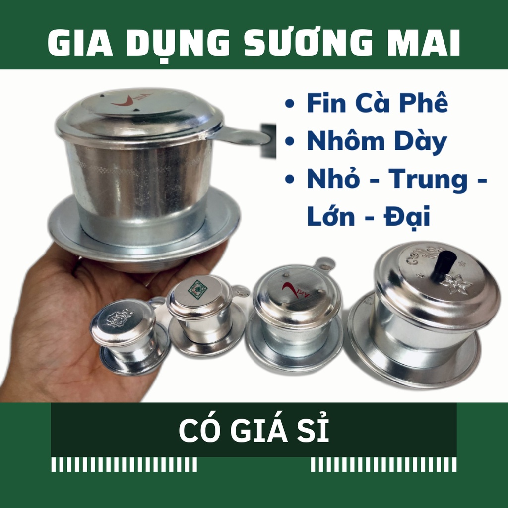 [Giá Sỉ] Phin Fin Cà Phê Nhôm Loại Dày