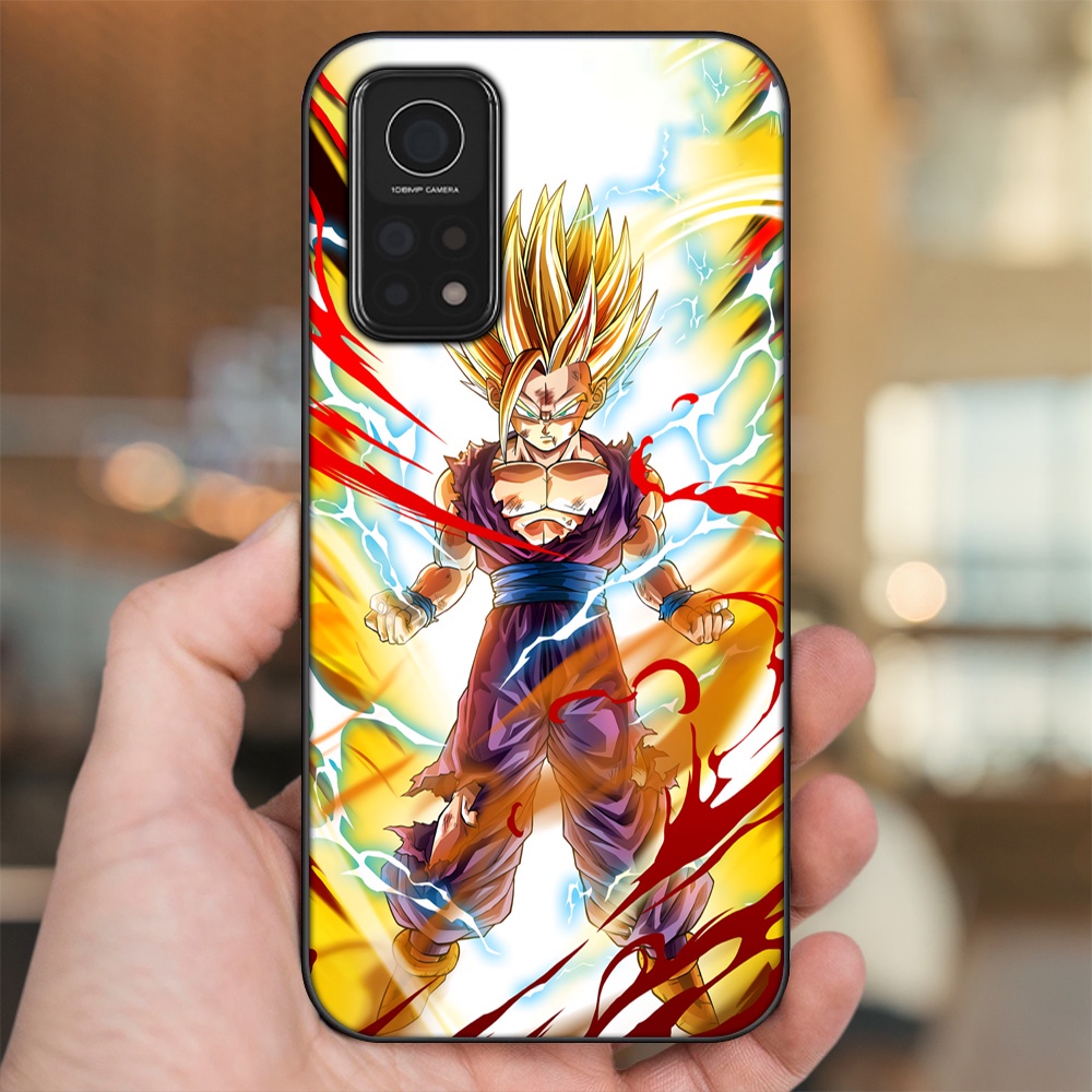 Ốp lưng Xiaomi Mi 10T Pro 5G viền đen in hình Gohan Dragon Ball