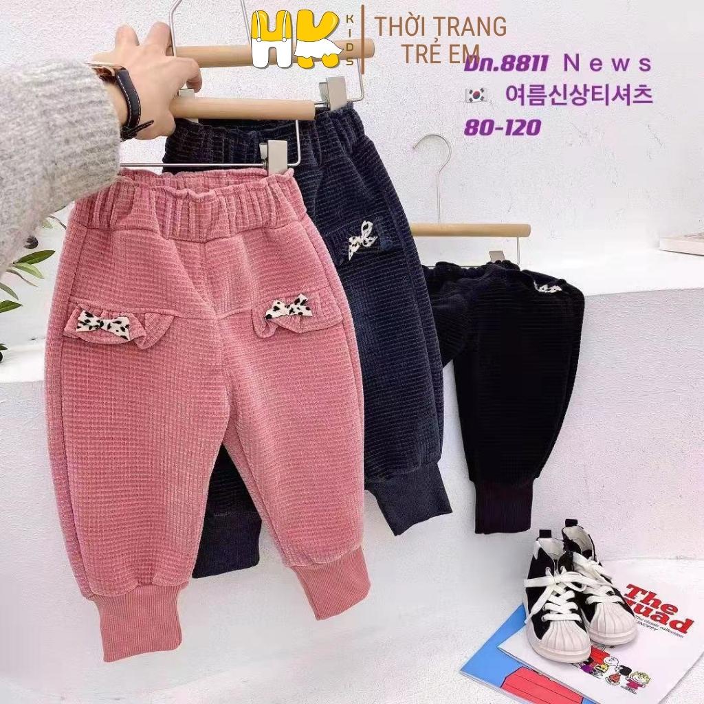 Quần lót lông cho bé dáng baggy, chất liệu cotton mềm mịn kèm lớp lông dày dặn siêu ấm áp (bé từ 1-6 tuổi) - HK KIDS