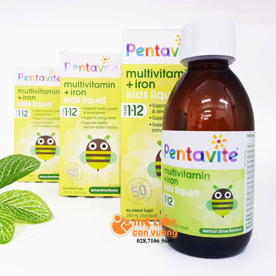 Vitamin tổng hợp Pentavite 200ml (1 tuổi+)