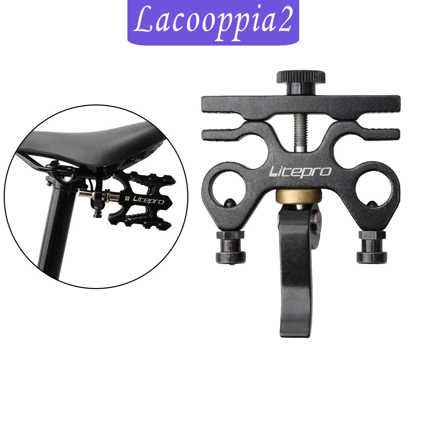 Giá Đỡ Bàn Đạp Xe Đạp Tháo Lắp Nhanh Cho Brompton Lacoopppia2