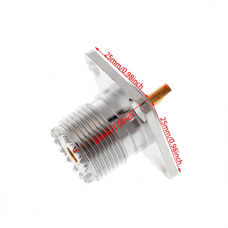 Đầu Nối Dây Cáp RF UHF Female SO239 Chuyên Dụng