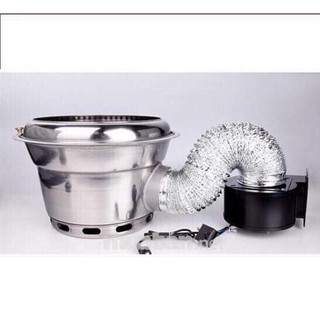 Bộ bếp nướng âm bàn hút âm hoàn chỉnh không khói hàn quốc