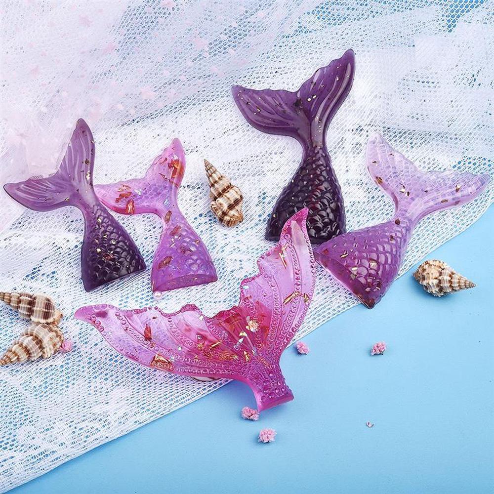 AUGUSTINA Khuôn Làm Bánh Hình Đuôi Cá / Đuôi Nàng Tiên Cá Độc Đáo Xinh Xắn