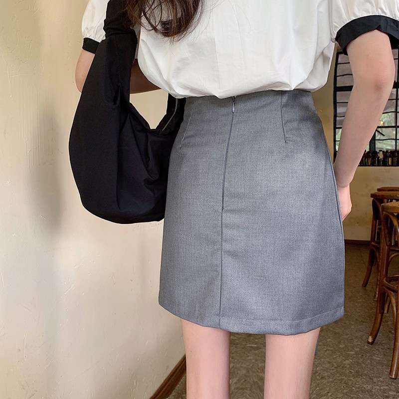 [Mã FAGREEN55 giảm 10% tối đa 30K đơn 99K] Chân Váy Chữ A Lưng Cao Thời Trang Nữ Thanh Lịch | BigBuy360 - bigbuy360.vn