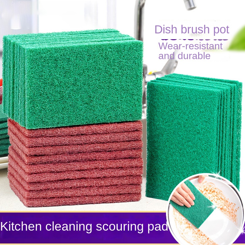 Set 10 Miếng Vải Lau Chén Đĩa Nhiều Màu Sắc Tiện Dụng