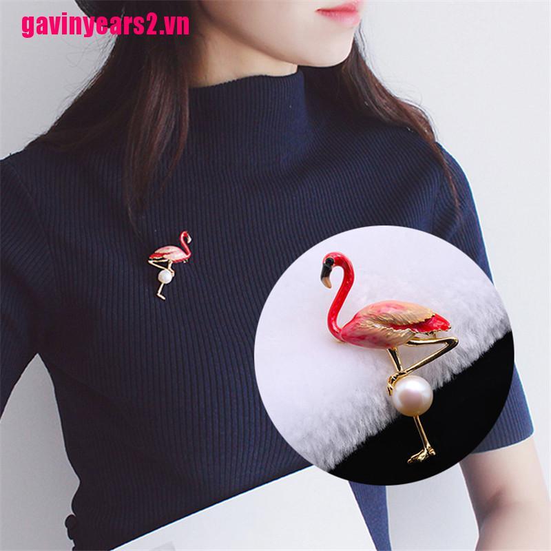 Ghim Cài Áo Hình Chim Hạc Thời Trang