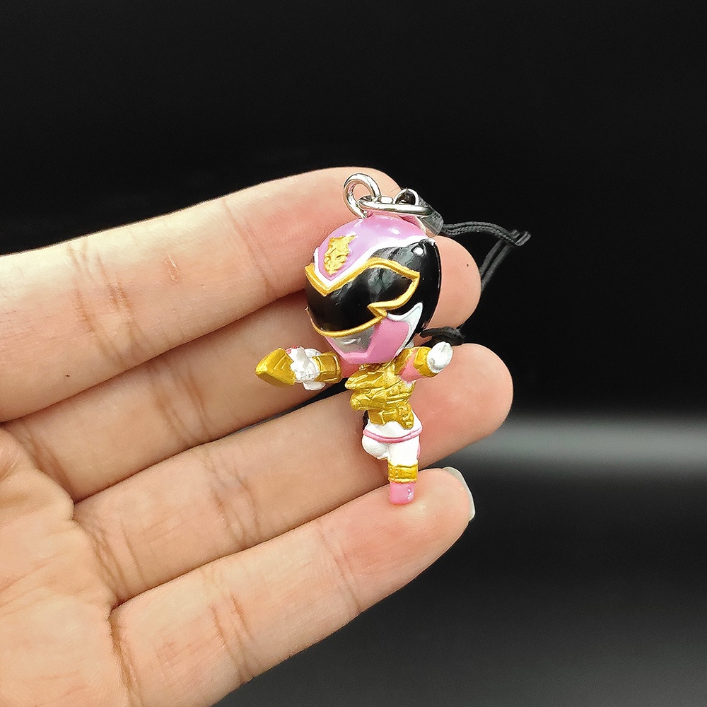 Móc khóa mô hình nhân vật figure SIêu nhân Tensou Sentai Goseiger 3 hàng chính hãng Bandai