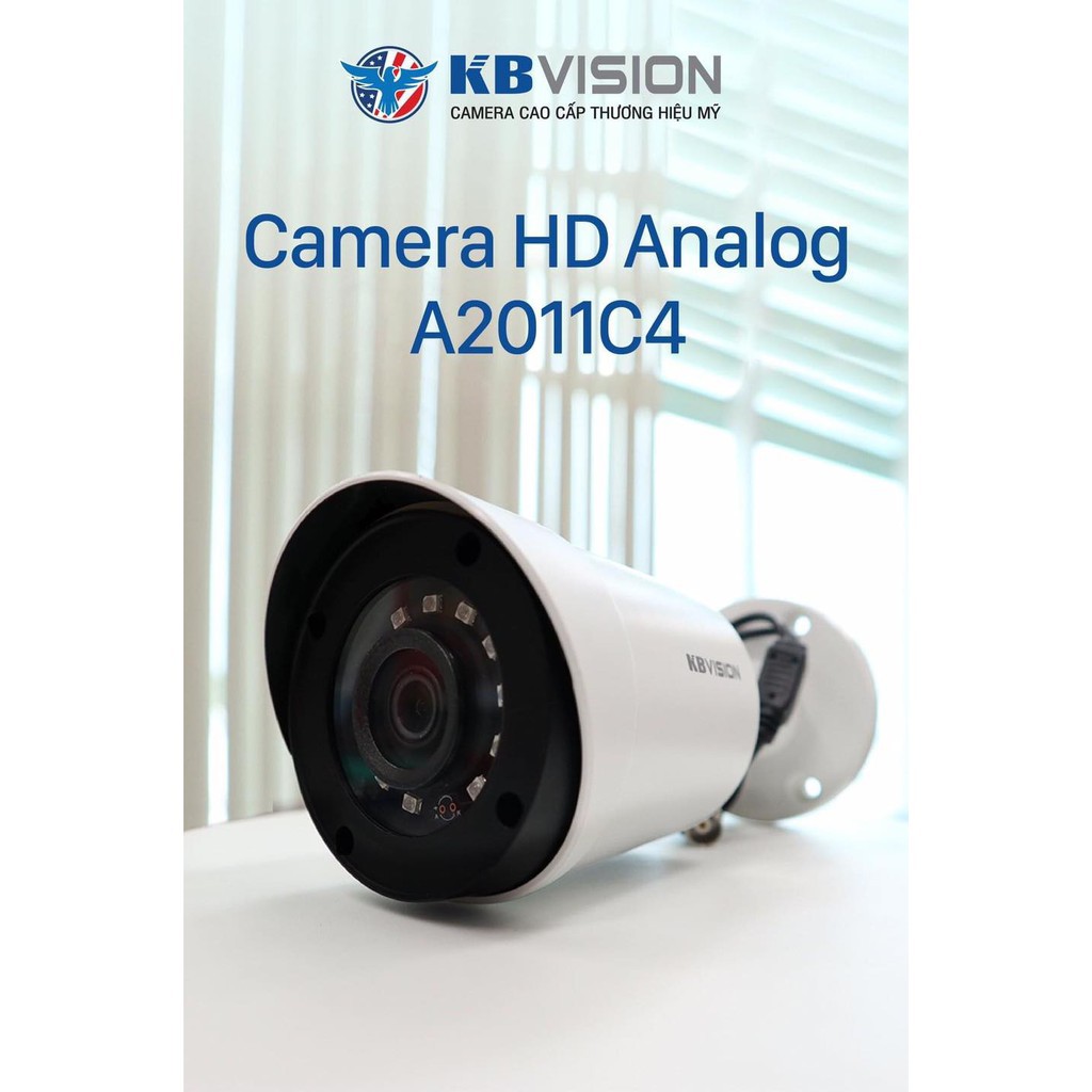 Camera KBVISION KX-A2011C4 chuẫn AHD/CVI/TVI/ ANALOG