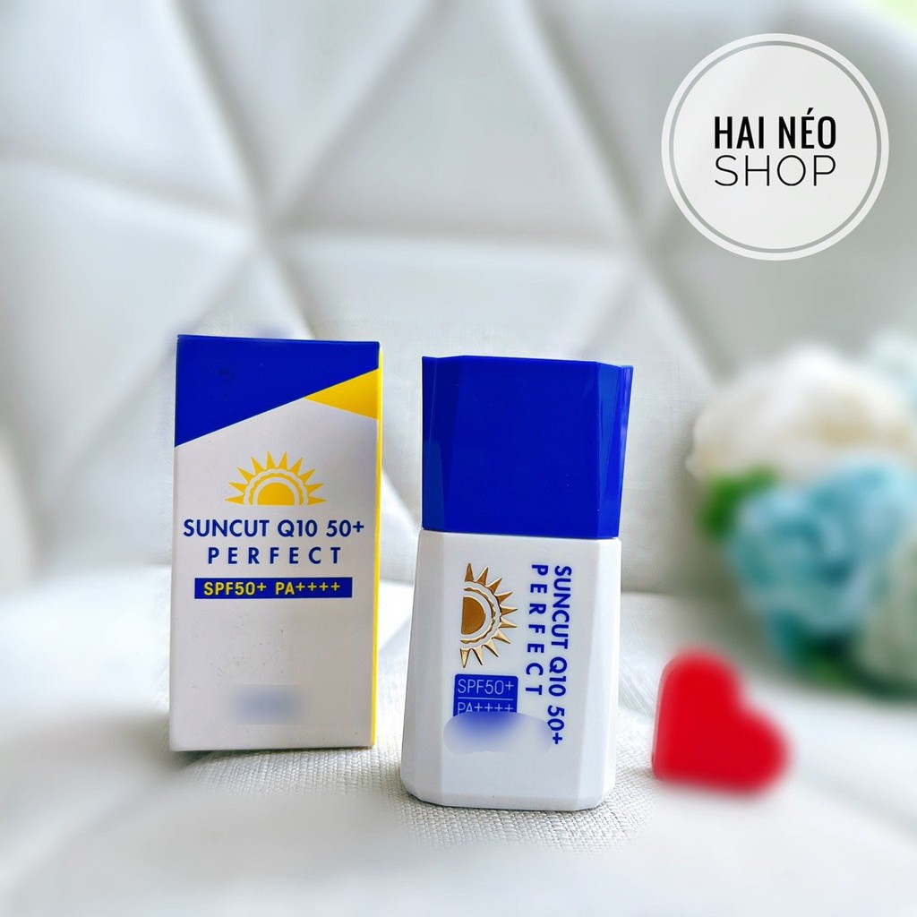 Chống nắng dạng sữa phổ rộng Suncut Q10 Perfect SPF50+/PA++++ (Nhật)