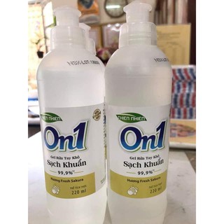 ⚡CHAI LỚN 220ml ♥️ GEL RỬA TAY DIỆT KHUẨN Hiệu Quả 99,9%.Hương thơm tự nhiên