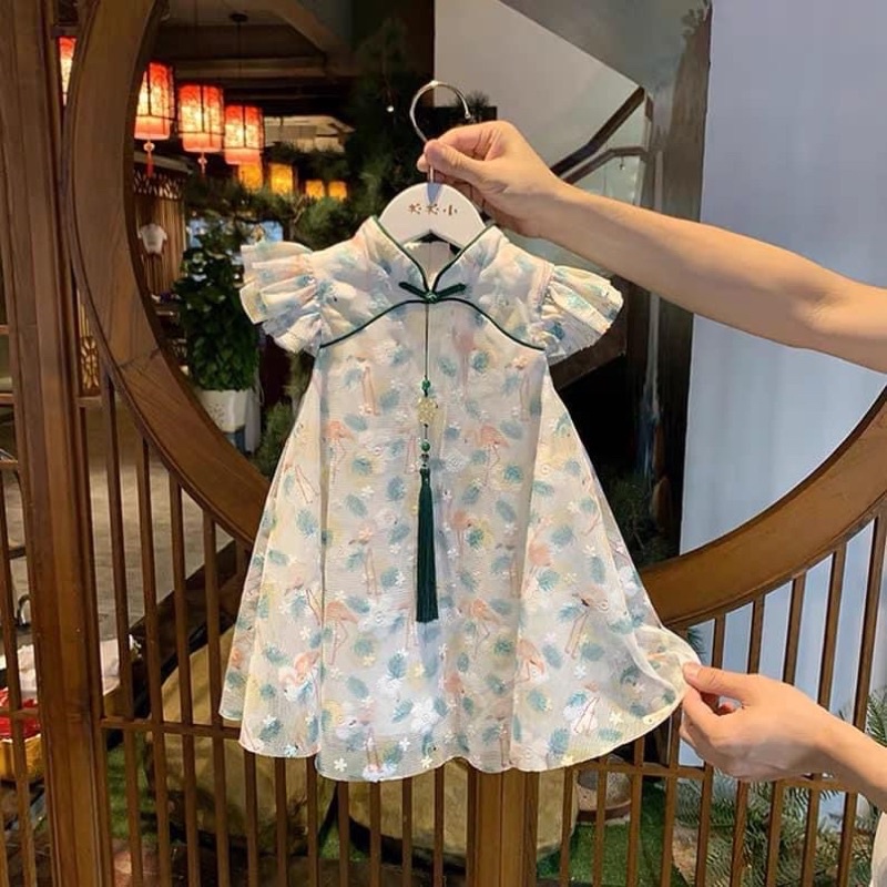 Đầm Công Chúa Thiết Kế Mới Kiểu Cổ Trang Trung Quốc Thời Trang Dành Cho Bé Gái