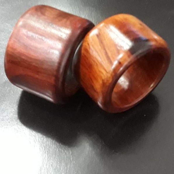 Nhẫn gỗ bản trơn 8-12-16mm hoặc inbox chọn size