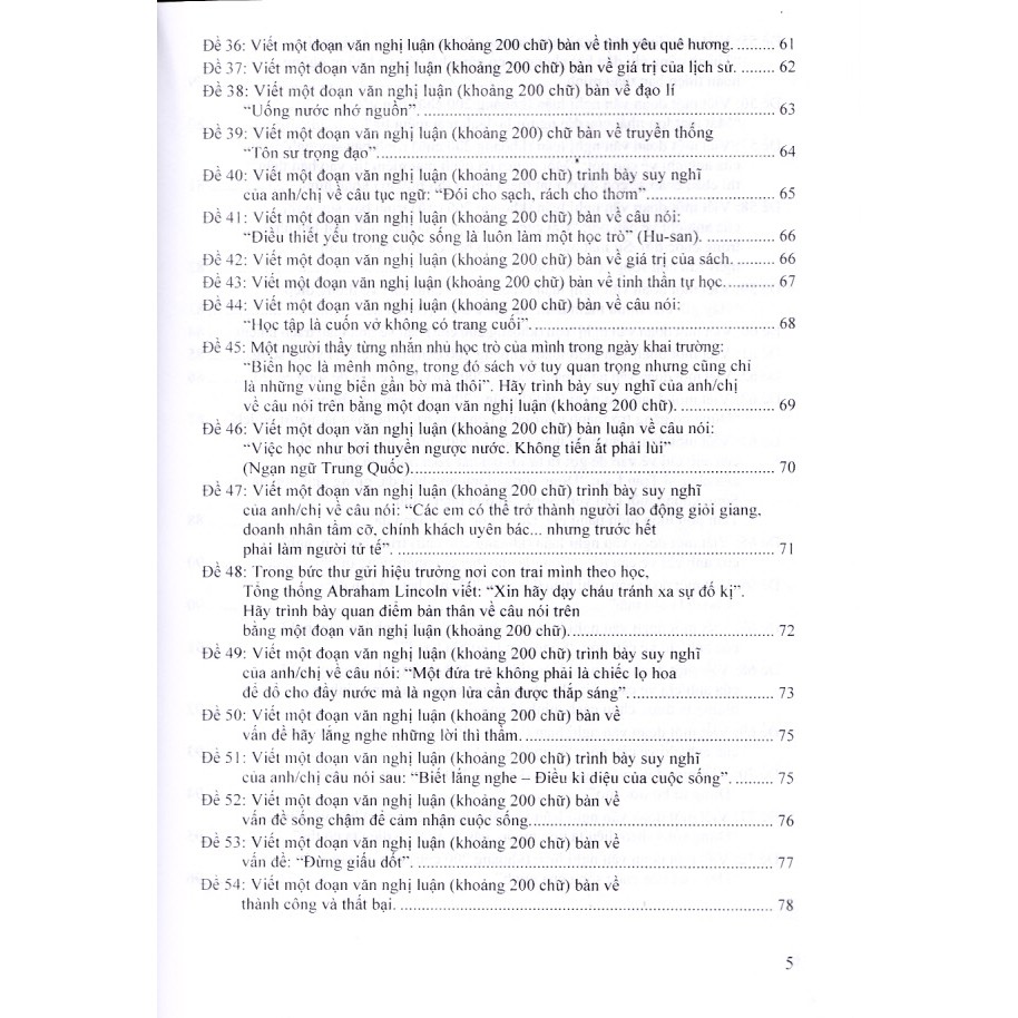 Sách - Tuyển tập 135 đoạn văn Nghị luận xã hội khoảng 200 chữ - THCS