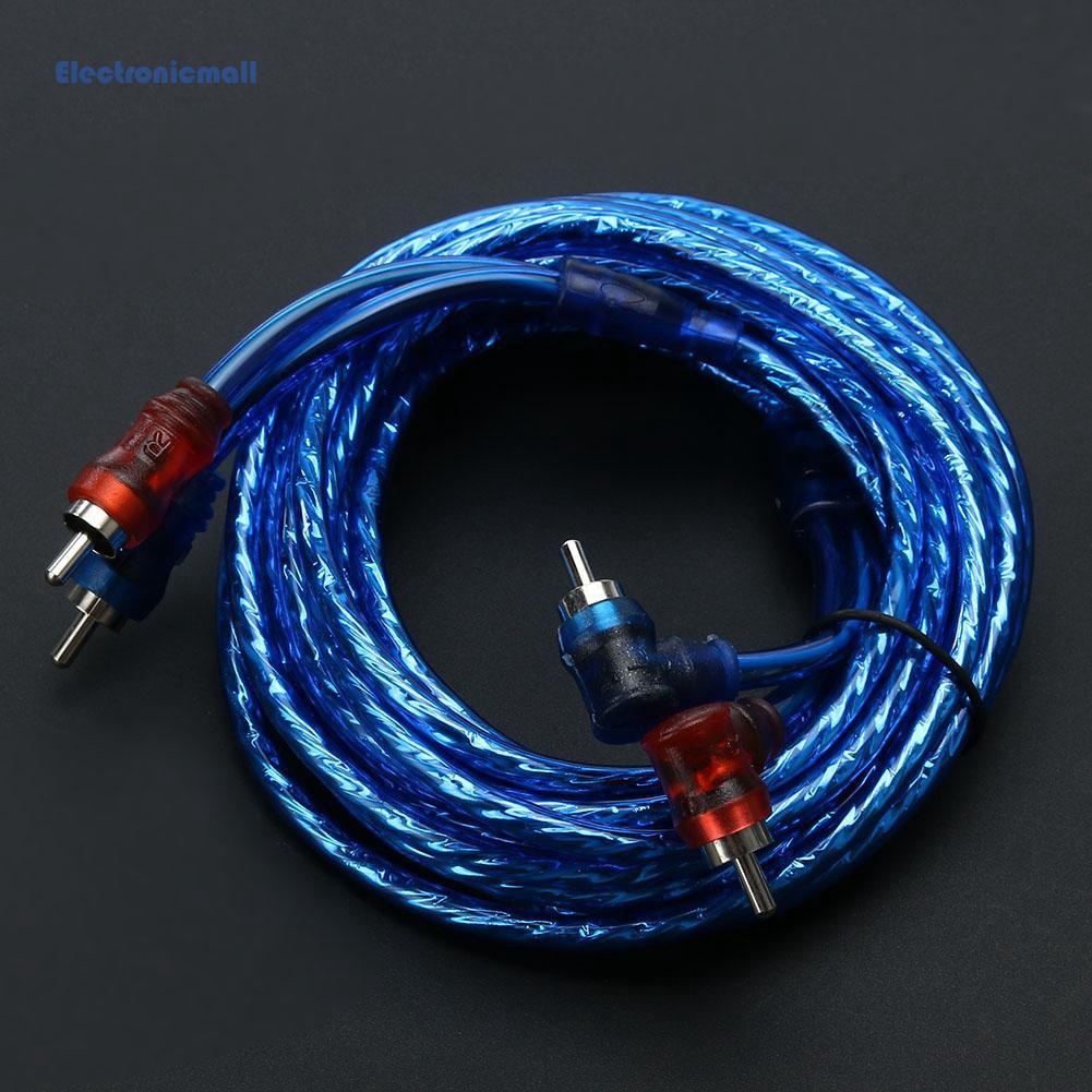 Dây cáp âm thanh chuyển đổi 2 RCA sang 2 RCA dài 5m bằng đồng nguyên chất