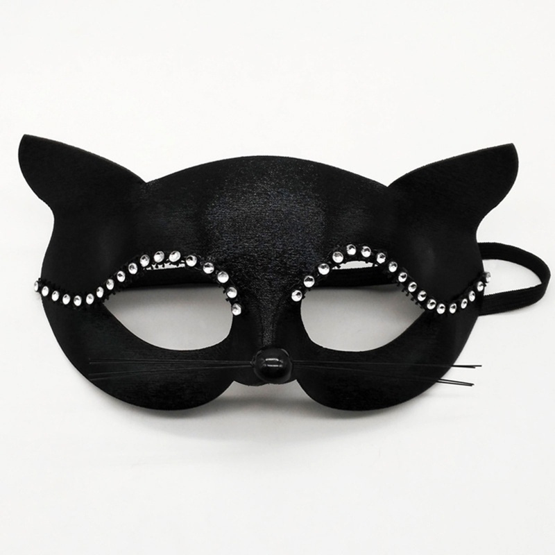 Ha Mặt Nạ Ren Che Mắt Cáo Hóa Trang halloween Cho Mèo / Cáo