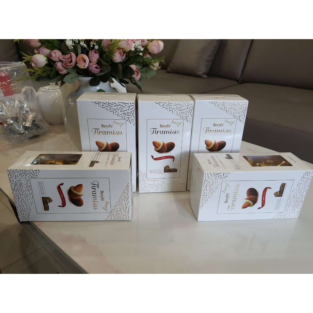 Socola Hạnh Nhân Tiramisu Beryl's Almond White Chocolate 200g Siêu ngon