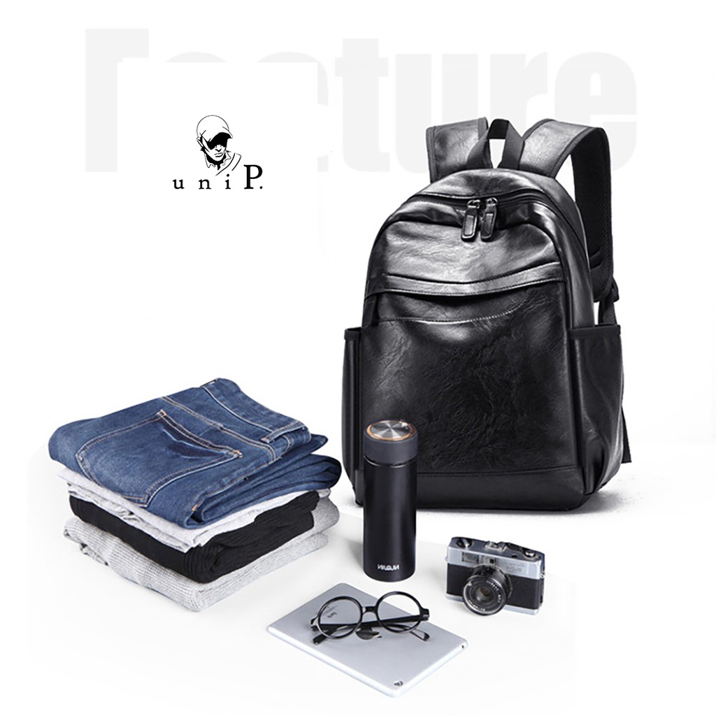 Balo da 💼 Freeship 💼 Balo da PU thời trang Unisex _ UniP 1068