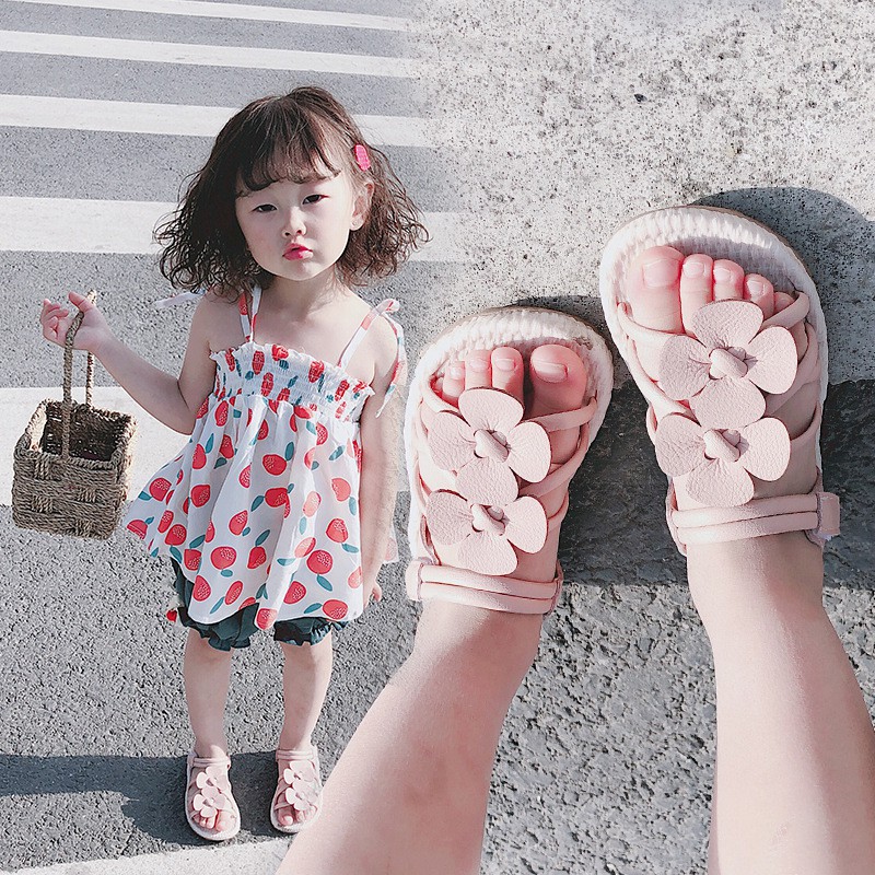 Sandal trẻ em KIDS SMART, Dép hè bé gái đế mềm