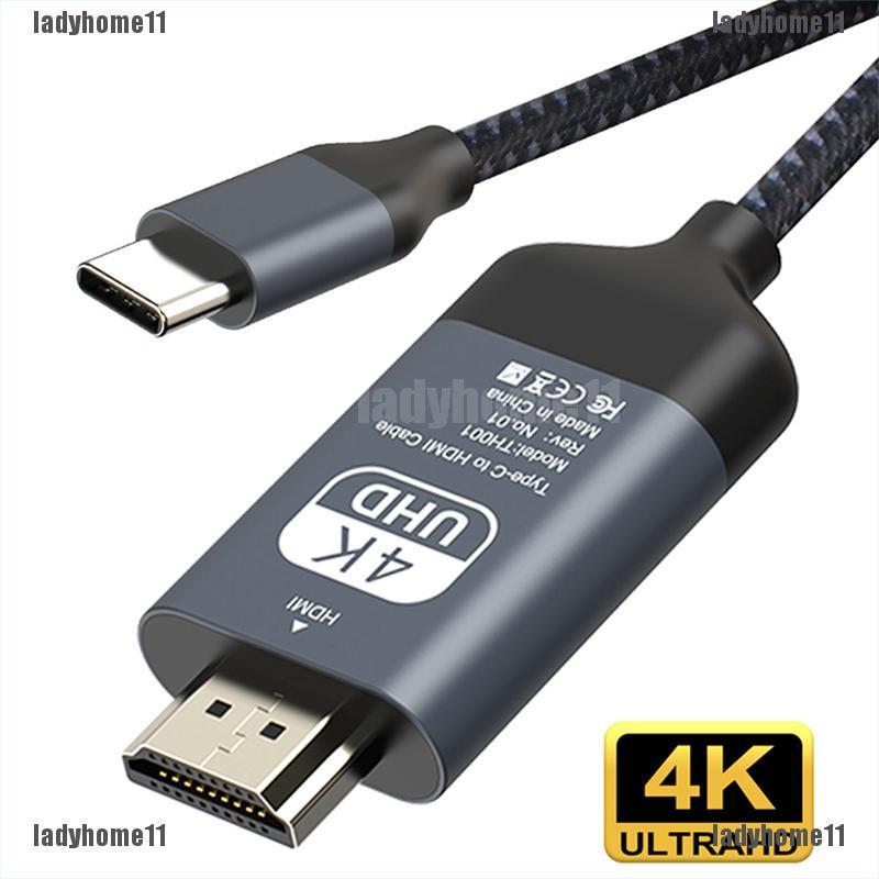 Cáp Chuyển Đổi Từ Cổng Type C Sang Hdmi Thunderbolt 3 Cho Macbook Huawei 11