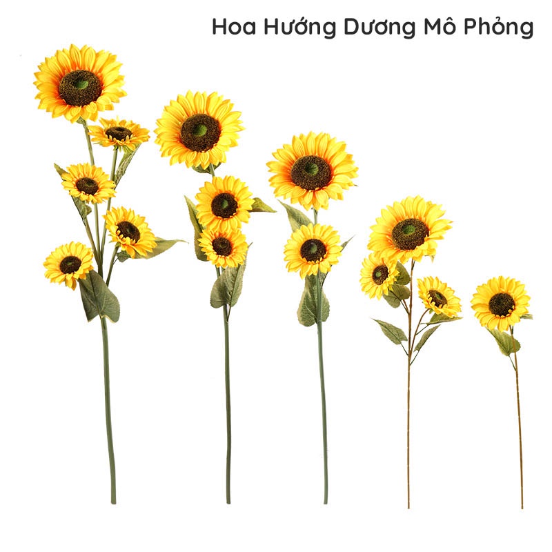 Hoa hướng dương mô phỏng trang trí